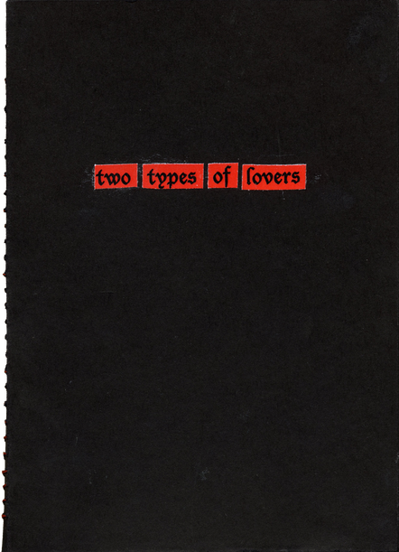 "Two Types of Lovers" / 05/2024 / coloured pencil, collage [x]