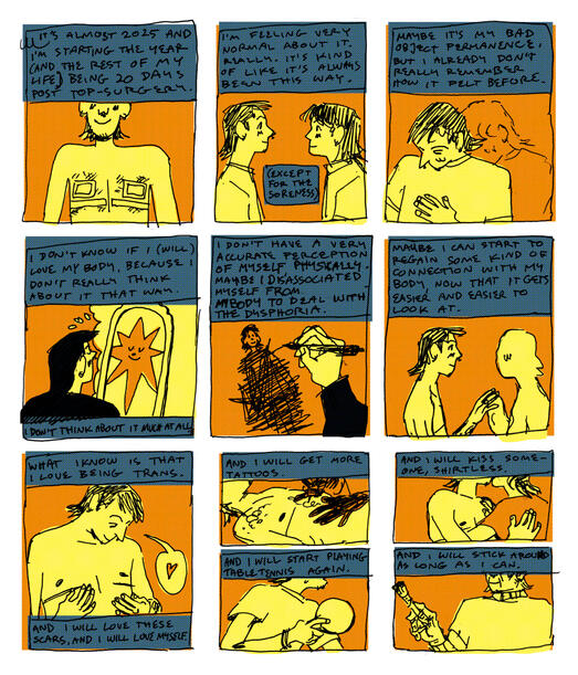 "going into 2025" / 12/2024 / pen, digital colour