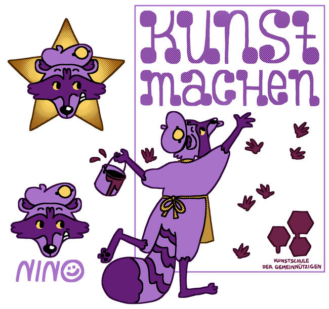 T-shirt designs for Kunstschule der Gemeinnützigen Lübeck / 07/2024