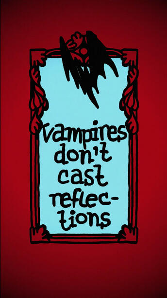 "Why Don't Vampires Cast Reflections?" / semester project motion design / Spring/Summer 2025 / view full reel [x]